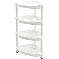Macallen Estantería de Almacenamiento para Esquina de Baño o Cocina (Resistente a la Corrosión- 4 Estantes)